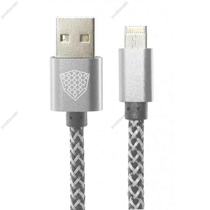 Кабель Inkax CK-11 Lightning Quick Charge сріблястий (1.5m)
