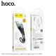 Кабель USB Hoco X38 Lightning Cool 2.4A 0.25m чорний