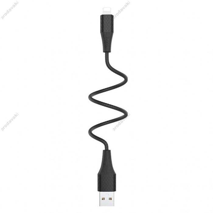 Кабель USB Hoco X32 Excellent Lightning 2.0A 1m чорний