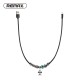 Кабель USB Remax Jewellery microUSB RC-058m лев/чорний