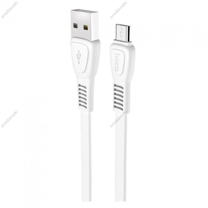 Кабель USB Hoco X40 Noah microUSB 1m білий