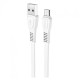Кабель USB Hoco X40 Noah microUSB 1m білий