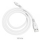 Кабель HOCO X40 Noah Lightning 2,4A/1m. White