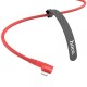 Кабель HOCO U83 Puissant Silicone charging cable для Lightning 2,4A/1,2m Red