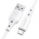 Кабель BOROFONE BX48 charging data для Micro 2.4A/1m white