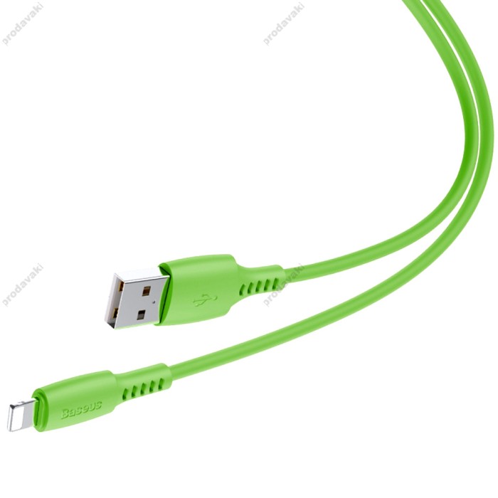 Кабель USB Baseus Colorful Type-C to lightning 18W 1.2m dreen зелений