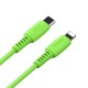 Кабель USB Baseus Colorful Type-C to lightning 18W 1.2m dreen зелений