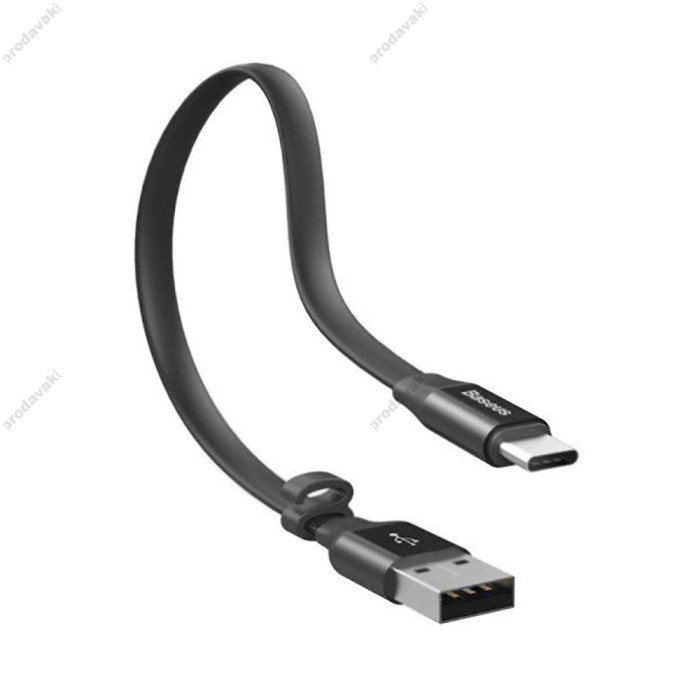 Кабель USB Baseus Lightning Nimble 2.0A 0.23m чорний