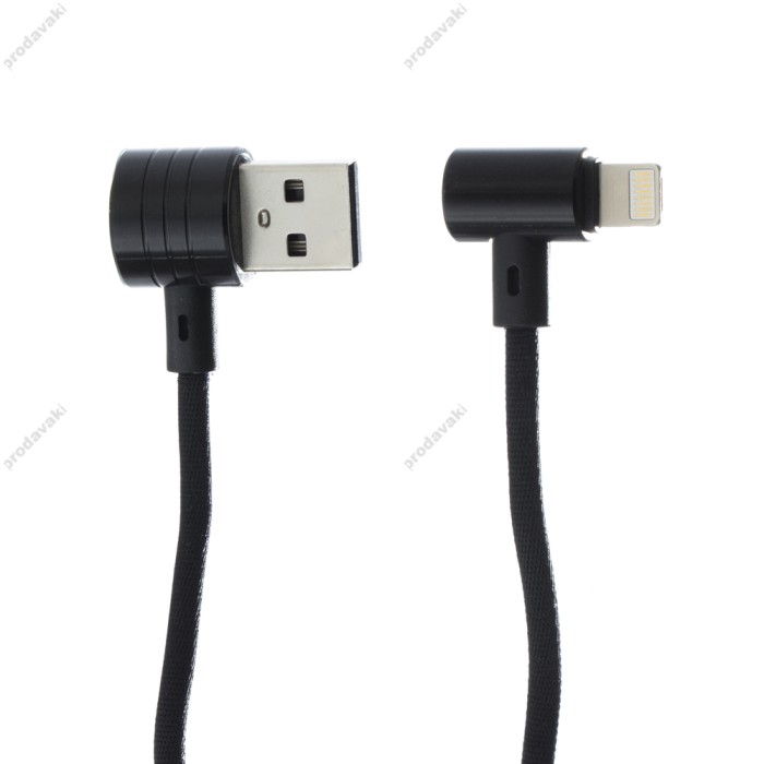 Кабель USB Baseus T-Type Lightning CALTX-A01 чорний