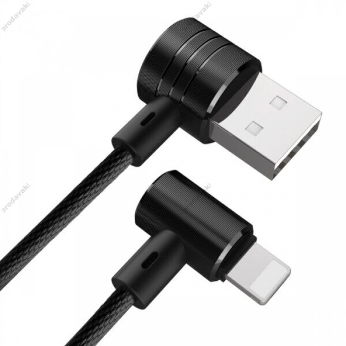 Кабель USB Baseus T-Type Lightning CALTX-A01 чорний
