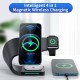 Бездротова зарядка стенд smart 3in1 fast 15w (phone+apple watch+airpods)