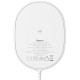 Бездротовий зарядний пристрій Baseus Light Magnetic 15W білий