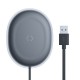 Бездротовий зарядний пристрій Baseus Jelly Wireless Charger 15W Black