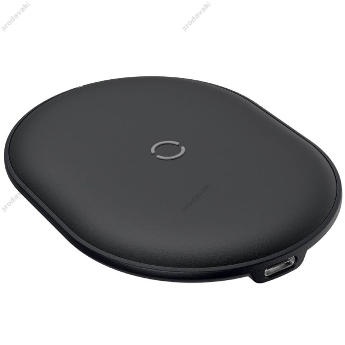 Бездротовий зарядний пристрій Baseus Jelly Wireless Charger 15W Black