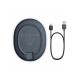 Бездротовий зарядний пристрій Baseus Jelly Wireless Charger 15W Black