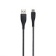 Кабель USB XO NB48 microUSB (1.0m) чорний