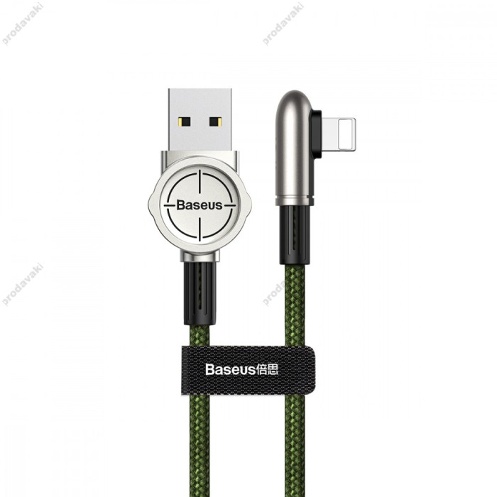 Кабель USB Baseus Exciting Lightning Cable 2.4A 1m зелений