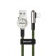 Кабель USB Baseus Exciting Lightning Cable 2.4A 1m зелений