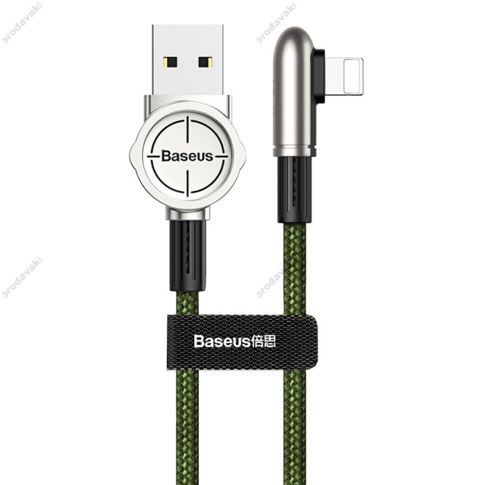 Кабель USB Baseus Exciting Lightning Cable 2.4A 1m зелений