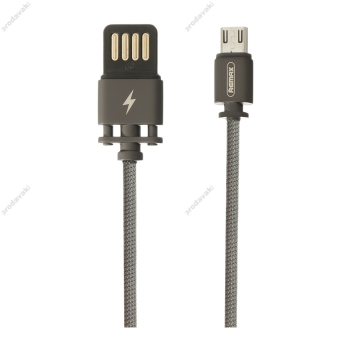 Кабель USB Remax RC-064m Dominator microUSB 1m чорний