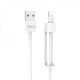 Кабель USB Hoco X31 Holder Lightning (1.0 m) білий