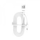 Кабель USB Hoco X31 Holder Lightning (1.0 m) білий