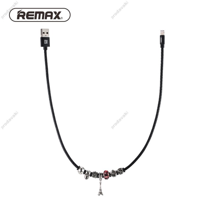 Кабель USB Remax Jewellery lighting RC-058i башта/чорний