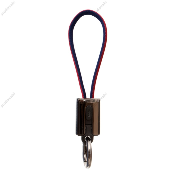 Кабель USB Hoco U36 Mascot microUSB червоно-синій