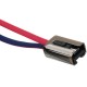 Кабель USB Hoco U36 Mascot microUSB червоно-синій