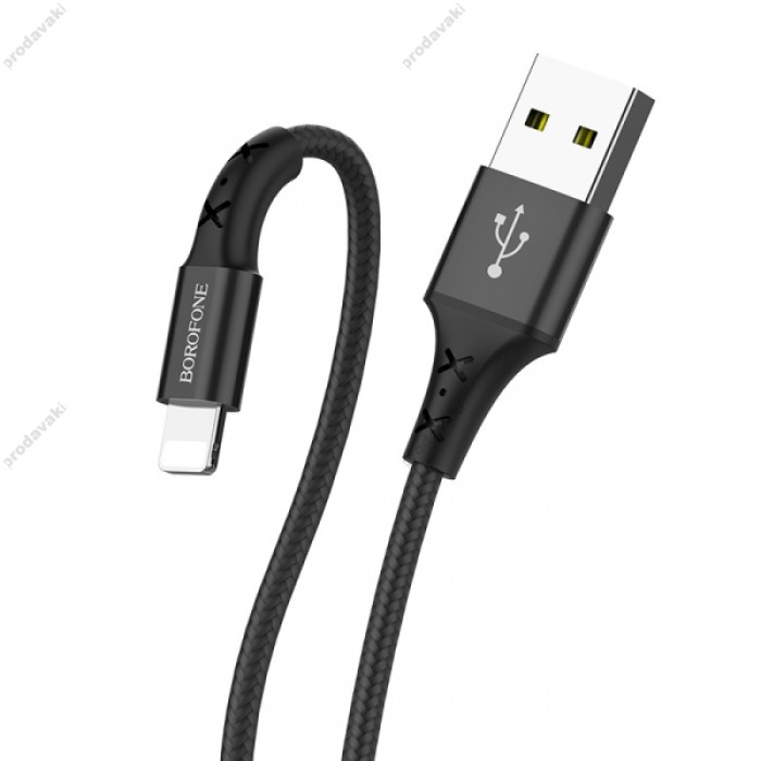 Кабель BOROFONE BX20 Enjoy Lightning 2A/1m black