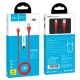 Кабель HOCO X45 Surplus charging data cable Lightning 2,4A/1m. Red