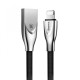 Кабель USB Baseus Lightning Zinc Alloy 2A 1m чорний