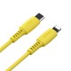 Кабель USB Baseus Colorful Type-C to lightning 18W 1.2m dreen жовтий