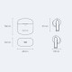 Бездротові Bluetooth навушники Baseus Bowie E8 True Wireless Earphones BT 5.0 Pink NGE8-04