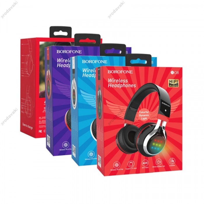 Бездротові Bluetooth навушники BOROFONE BO8 Love Song wireless with mic White
