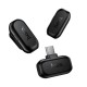Бездротовий мікрофон HOCO L26 Smart AI noise reduction wireless microphone Type-C 2 мікрофона Black