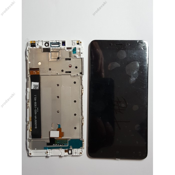 Дисплей Xiaomi Redmi note 4 із сенсором із рамкою