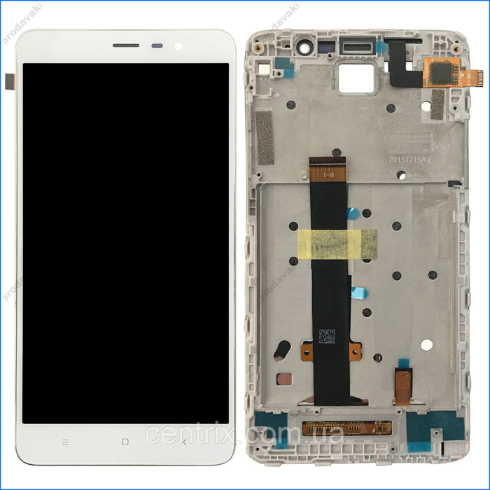 Дисплей Xiaomi Redmi note 3/note 3 pro з сенсором з рамкою