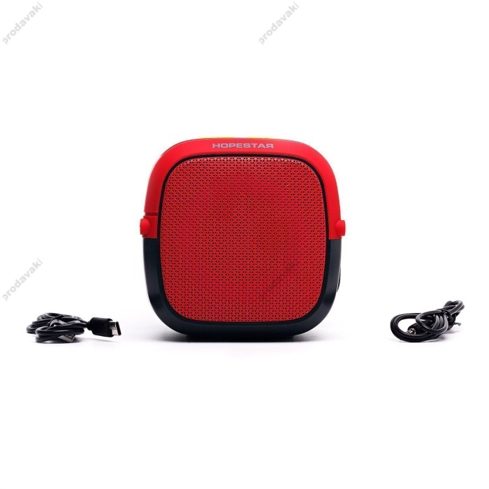 Портативна колонка Bluetooth HOPESTAR PARTY ONE MINI 5W Black-red