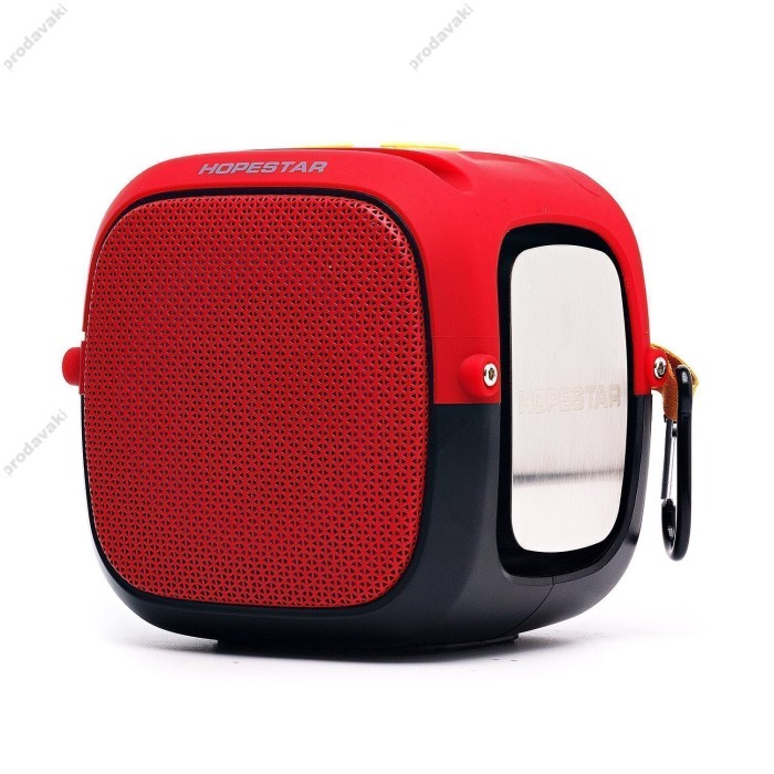 Портативна колонка Bluetooth HOPESTAR PARTY ONE MINI 5W Black-red