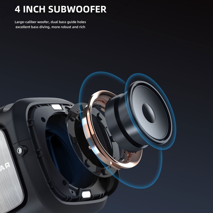 Портативна колонка Bluetooth HOPESTAR PARTY ONE MINI 5W Black-blue