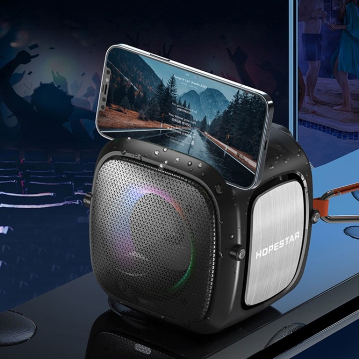 Портативна колонка Bluetooth HOPESTAR PARTY ONE MINI 5W Black-blue