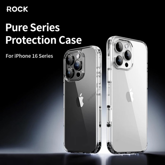 Чохол прозорий ROCK Pure Series Protection Case для iPhone 16 Pro