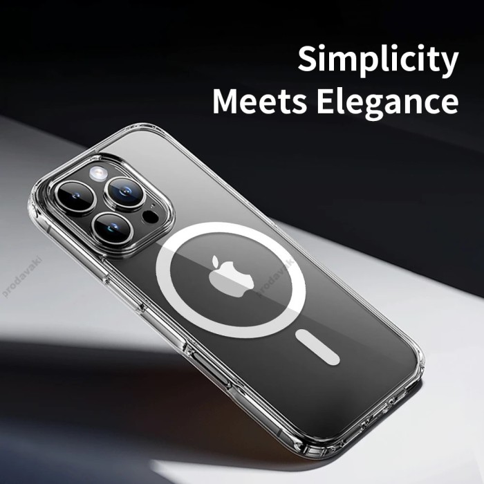 Чохол ROCK Crystal Series Protection Case with Magnetic for iPhone 16 прозорий