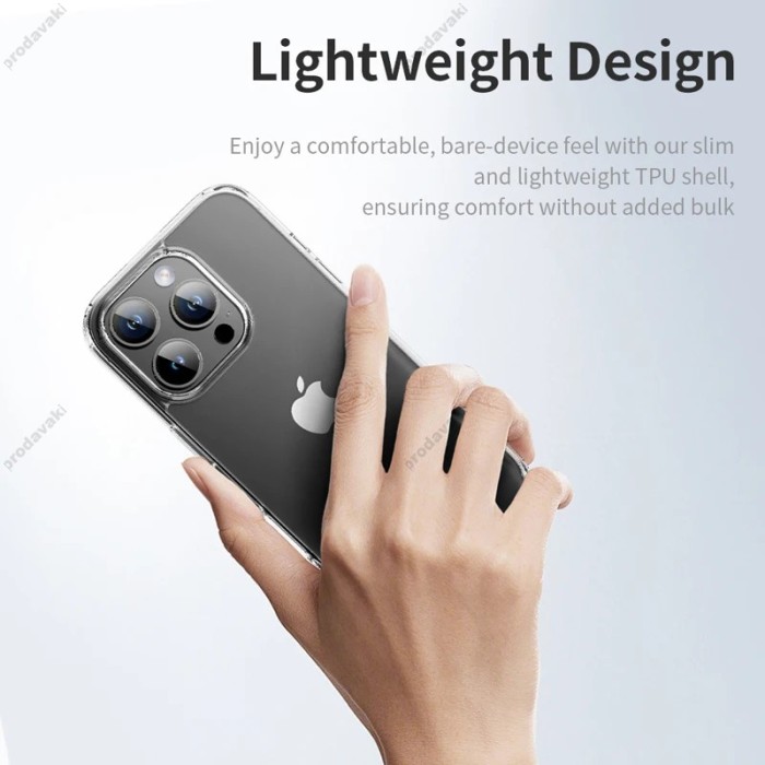 Чохол прозорий ROCK Pure Series Protection Case для iPhone 16 Pro