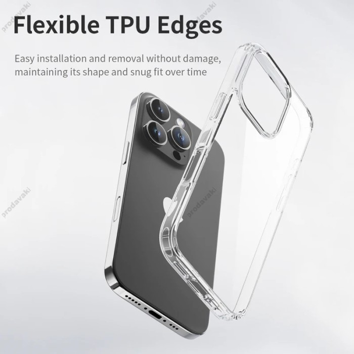 Чохол прозорий ROCK Pure Series Protection Case для iPhone 16 Pro
