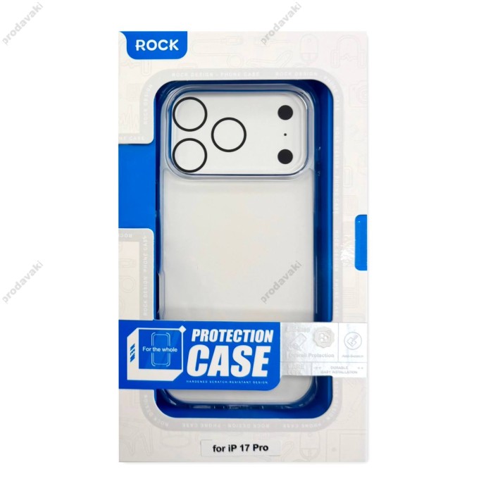 Чохол Rock Crystal Shield Transparent Protection Case для iPhone 17 Pro