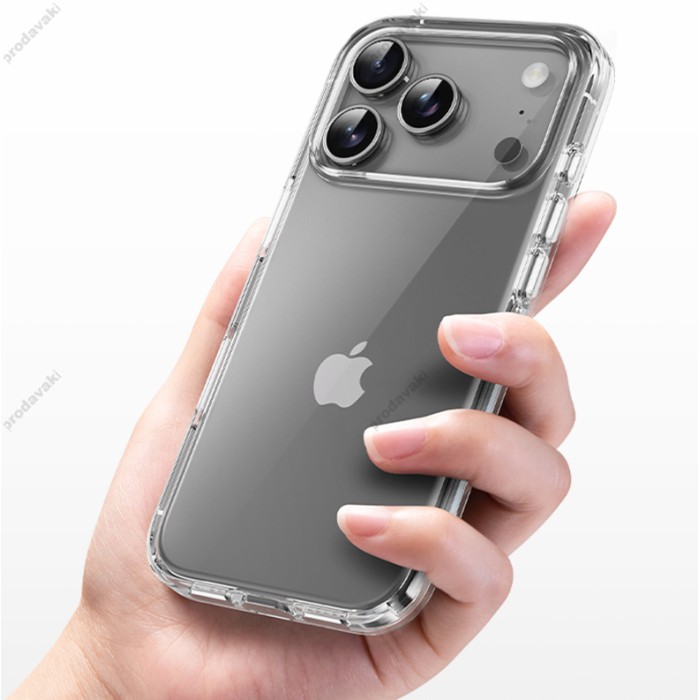 Чохол Rock Crystal Shield Transparent Protection Case для iPhone 17 Pro Max