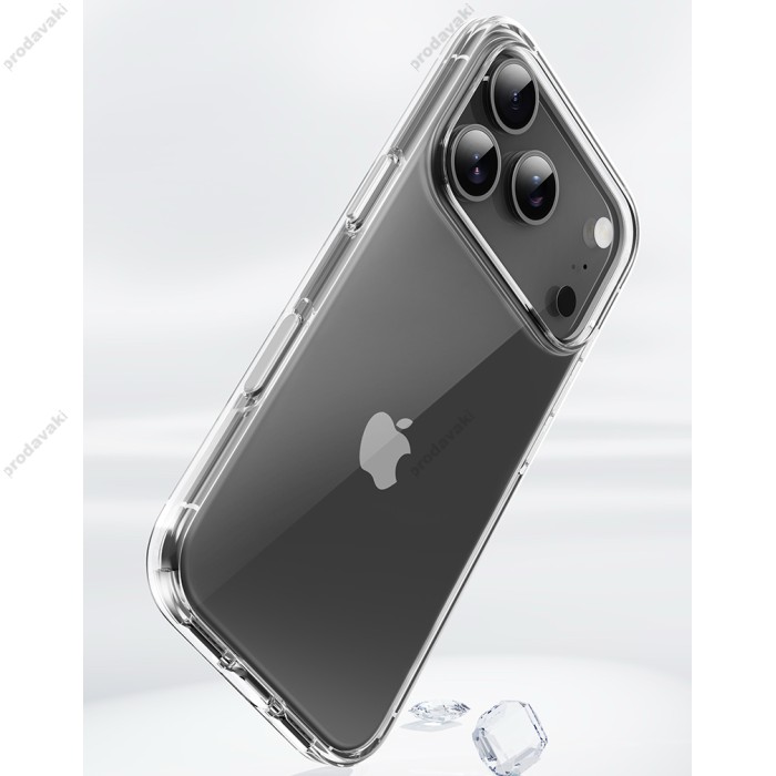 Чохол Rock Crystal Shield Transparent Protection Case для iPhone 17 Pro Max