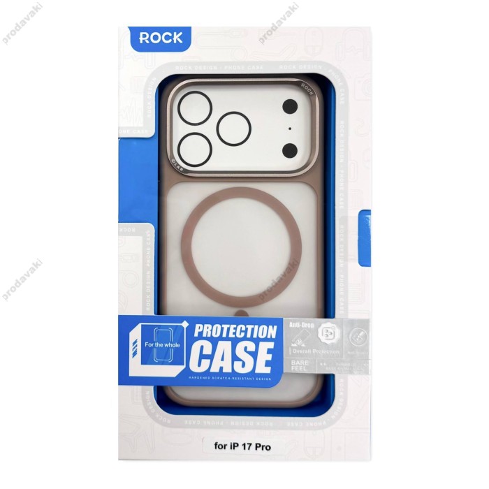 Чохол ROCK Guard Touch Magnetic Protection Case (Metal Lens Frame) для iPhone 18 Pro Gold